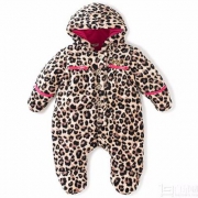 Juicy Couture 婴儿豹纹天鹅绒连体衣 6-9个月 prime会员凑单免费直邮