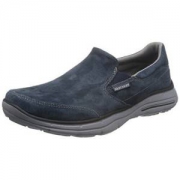 Skechers 斯凯奇 USA系列 男 生活休闲鞋 一脚蹬休闲鞋  64716-NVGY 海军蓝色/灰色 42 (US 9)
