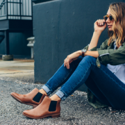 Clarks 其乐 Taylor Shine Chelsea 女士切尔西短靴