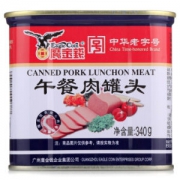 鹰金钱 午餐肉罐头340克/罐 *2件