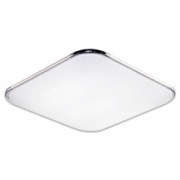HD LED吸顶灯 卧室客厅灯具灯饰现代简约 方形银系列24W 白光