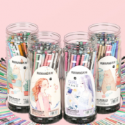 4.9分好评！芮翔 通用中性笔芯 0.5mm/0.38mm 80支装+送中性笔2支 16.9元包邮（19.9-3）