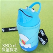 THERMO MUG动物保温杯/儿童吸管保温杯 5155AM 380ml 蓝色