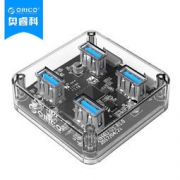 ORICO 奥睿科 USB3.0 4口hub集线器 透视款