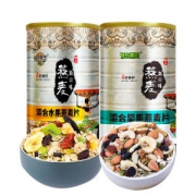 开心果园 混合水果燕麦片600g+坚果燕麦600g  2罐