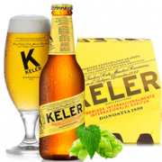 西班牙原装进口！ KELER 开勒啤酒 250ml*6瓶装  18.33元（35元，199-100）