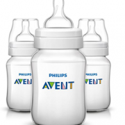 中亚Prime会员！ AVENT 新安怡 高级经典系列宽口PP奶瓶 SCF563/17 260ml*3只