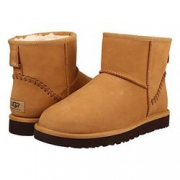 UGG  Classic Mini Deco Wheat 男士保暖雪地靴