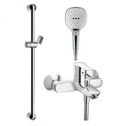 Hansgrohe 汉斯格雅 飞雨select120手持花洒 配单把手浴缸龙头淋浴套餐（主要城市包入户，包安装，具体详情请咨询电话：010-85272758或者15311770763，企业QQ：2748305165）