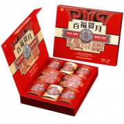 限华北/华东：金尊 百福贺月 广式月饼礼盒（8个装） 710g