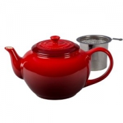 Le Creuset 茶水壶  樱桃色 1 夸脱