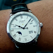 格拉苏蒂（Glashütte Original）	 Senator系列 100-02-03-02-04 男士机械腕表 复古金属感