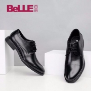 2017款，Belle 百丽 男士正装系带牛皮鞋 两色