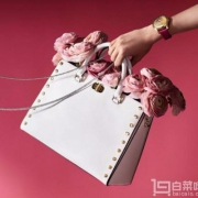 17年新款，Michael Kors Sylvie Studded 女士真皮大号铆钉锁头包 4色 $118.15（$147.68额外8折）
