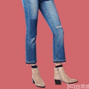国内折后￥1020，Sam Edelman 女士真皮复古方根短靴  $49.99