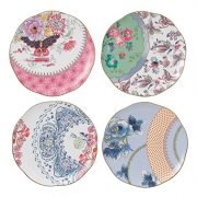 韦奇伍德（Wedgwood）  珍珠蝴蝶绽放系列 骨瓷餐具4件套 21cm