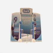 欧乐B（Oral-B）  Pro 2000 3D智能电动牙刷蓝白色*2只 +1个可替换刷头