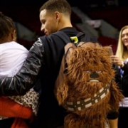 库里同款萌萌包：Star Wars 星球大战 Chewbacca 造型儿童背包