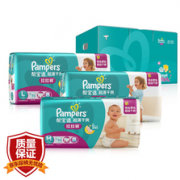 Pampers 帮宝适 超薄干爽拉拉裤（M54+L104）礼盒装  折126.5元