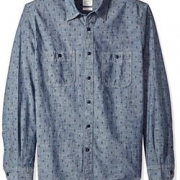 Dockers 男士 Slim Chambray 长袖衬衫