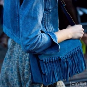 Rebecca Minkoff 官网额外7折大促，走秀款 Rapture 女士真皮流苏大/小号单肩包 2色 $82.6/$54.5