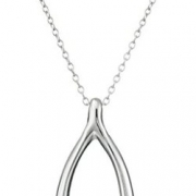 Sterling Silver 18寸  925 银许愿骨项链