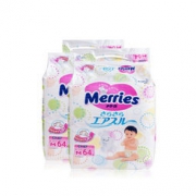 Kao 花王 Merries 妙而舒 婴儿纸尿裤 M64片*2包