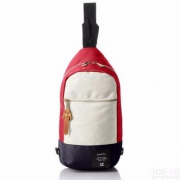 日本潮流街包，anello AT-B0194 中性款单肩斜背包 橙色 Prime会员凑单免费直邮