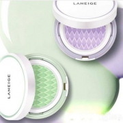 2017新款，Laneige 兰芝  雪纱丝柔气垫隔离霜（15g正装+15g替换装） 2色