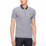 Lyle & Scott Yoke 苏格兰金鹰 男士纯棉双色锁边POLO衫 prime会员免费直邮