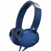 索尼（SONY）MDR-XB550AP 重低音立体声耳机 头戴式 蓝色