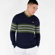 LYLE & SCOTT  苏格兰金鹰 Ballater 男士羊毛混纺套头衫 两色可选