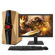 海尔（Haier） 轰天雷X3K 台式电脑整机（G4560 4G DDR4 1TB PCI COM口 ） 19寸显示器