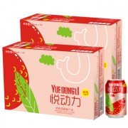悦动力 果味饮料 清爽荔枝味汽水 330ml*24罐