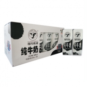 限华中：现代牧业 纯牛奶 十连包 250ml×10包 实惠装