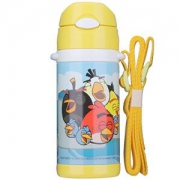 秒杀:再特价！THERMOS 膳魔师 高真空不锈钢儿童吸管保温杯FEQ-400AB 370ml