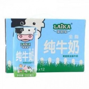 莱爱家 全脂牛奶 200ml*12瓶