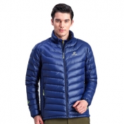 探拓 户外男保暖羽绒服90%白鸭绒+诺可文户外登山杖