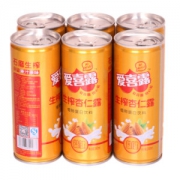 爱喜露 生榨杏仁露 植物蛋白饮料240ml*6罐