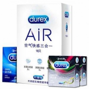 durex 杜蕾斯 超薄安全套 共21只（含持久 螺纹 AiR空气套）