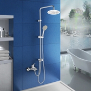 摩恩（MOEN）   95132EC+2293EC+M22060 淋浴花洒套装 超薄顶喷