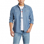李维斯（Levi's）  男士长袖牛仔衬衫 简约百搭