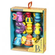 B.Toys 小虫串串连 牙胶 固齿器   斯纳格软积木玩偶