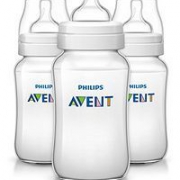 中亚Prime会员！Philips AVENT 新安怡 经典宽口径防胀气奶瓶 330ml*3只