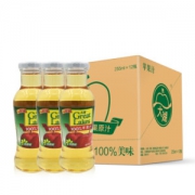 大湖100%果汁 苹果汁 255ml×12瓶（玻璃瓶）