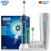博朗（Braun）欧乐B 4000 3D声波智能电动牙刷（4大模式，2刷头，1旅行盒）369元