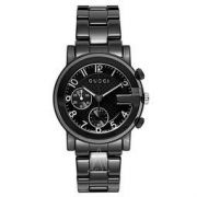GUCCI 古驰 G-CHRONO系列 黑离子镀时装男表