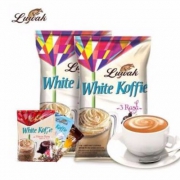 李敏镐带盐，Kopi Luwak 猫斯露哇 三合一速溶白咖啡/猫屎咖啡 混合口味200g