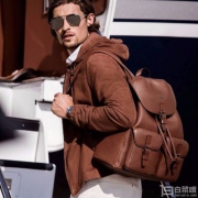 国内￥4350，Michael Kors主标系列，Bryant男士真皮双肩包 $211.75（$261.75-50）