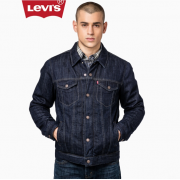 李维斯（Levi's）  男式 Trucker 羽绒牛仔机车夹克 潮人过冬